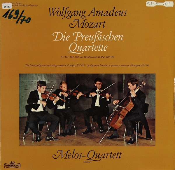 Mozart: Die Preußischen Quartette