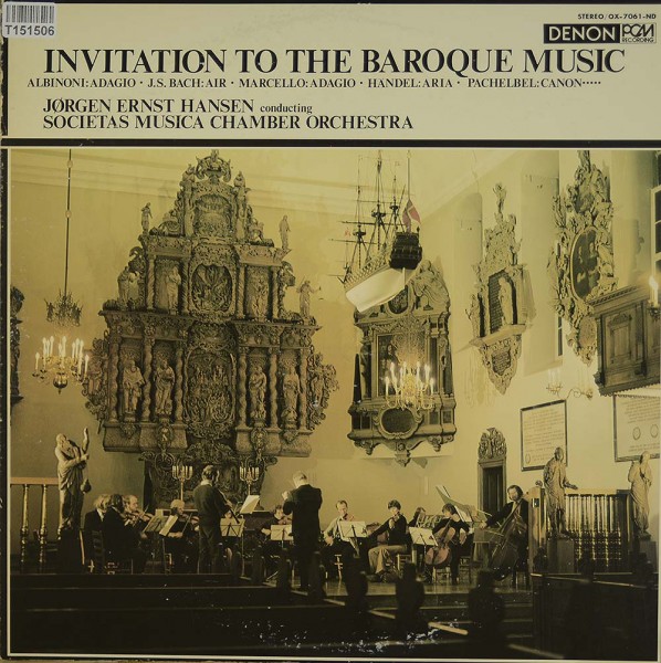 Jørgen Ernst Hansen, Societas Musica Chamber: Invitation To The Baroque Music