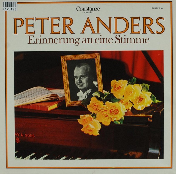 Peter Anders: Erinnerung An Eine Stimme