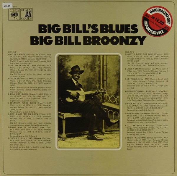 Broonzy, Big Bill: Big Bill´s Blues