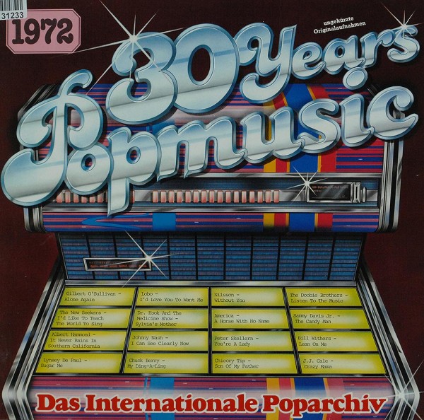 Various: 30 Years Popmusic 1972