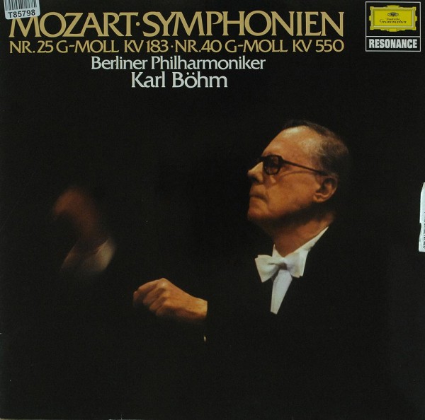 Wolfgang Amadeus Mozart, Berliner Philharmon: Symphonien Nr. 25 G-Moll KV 183 / Nr. 40 G-Moll KV 550