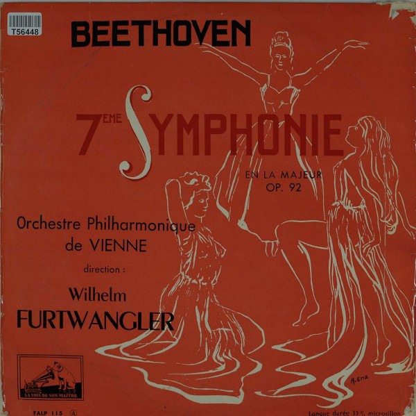 Ludwig van Beethoven - Wiener Philharmoniker , Direction: Wilhelm Furtwängler: 7eme Symphonie En La