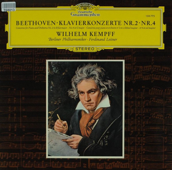 Ludwig Van Beethoven • Wilhelm Kempff • Ber: Klavierkonzerte Nr. 2 • Nr. 4