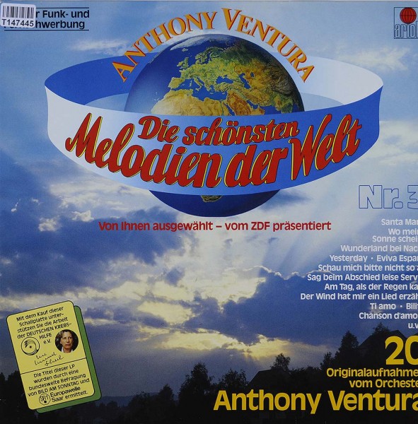 Orchester Anthony Ventura: Die Schönsten Melodien Der Welt Nr. 3