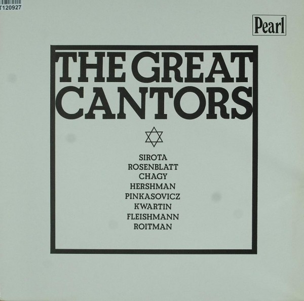 Gershon Sirota, Yossele Rosenblatt, Berele C: The Great Cantors