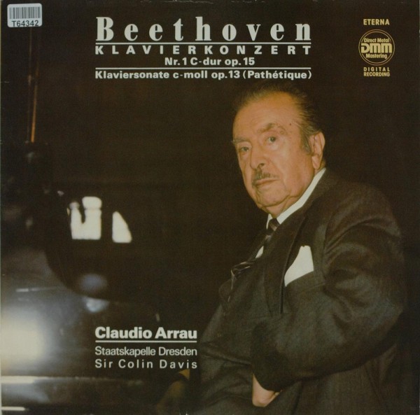 Ludwig van Beethoven - Claudio Arrau / Staa: Klavierkonzert (Nr. 1 C-Dur Op. 15 / Klaviersonate C-Mo