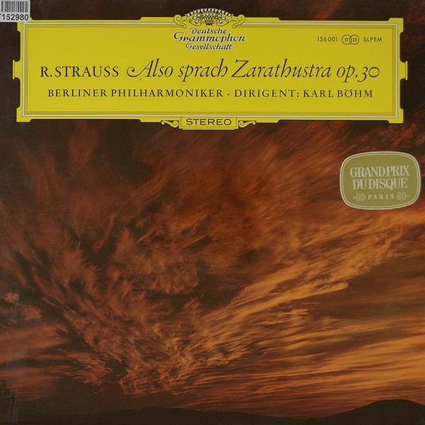 Richard Strauss - Berliner Philharmoniker, K: Also Sprach Zarathustra, Op. 30