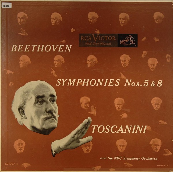 Toscanini: Beethoven`s Symphonies Nos. 5 &amp; 8