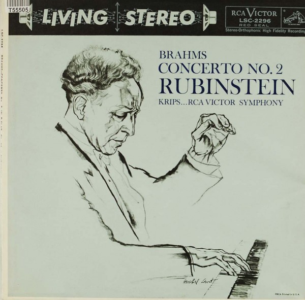 Johannes Brahms, Arthur Rubinstein, Josef Krips, RCA Victor Symphony Orchestra: Concerto No. 2