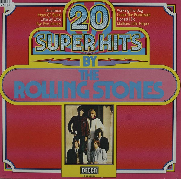The Rolling Stones: 20 Super Hits By The Rolling Stones