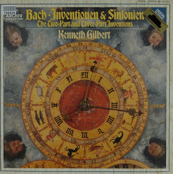 Johann Sebastian Bach - Kenneth Gilbert: Inventionen &amp; Sinfonien (The Two-Part And Three-Part Invent