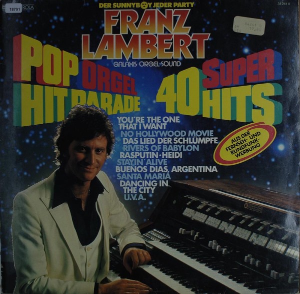 Lambert, Franz: Pop Orgel Hitparade