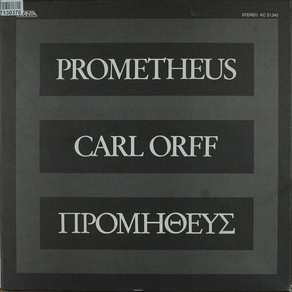 Carl Orff: Prometheus