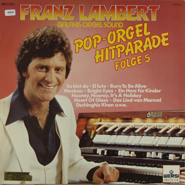 Lambert, Franz: Pop-Orgel Hitparade 5