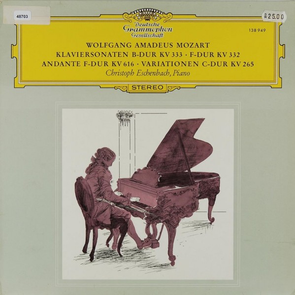 Mozart: Klaviersonaten KV 333 &amp; 332 / Andate /Variationen