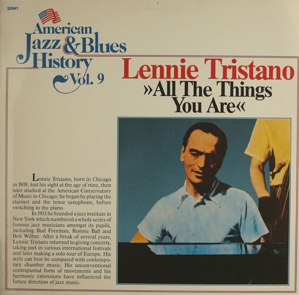 Tristano, Lennie: All the Things You Are (AJ&amp;BH Vol.9)