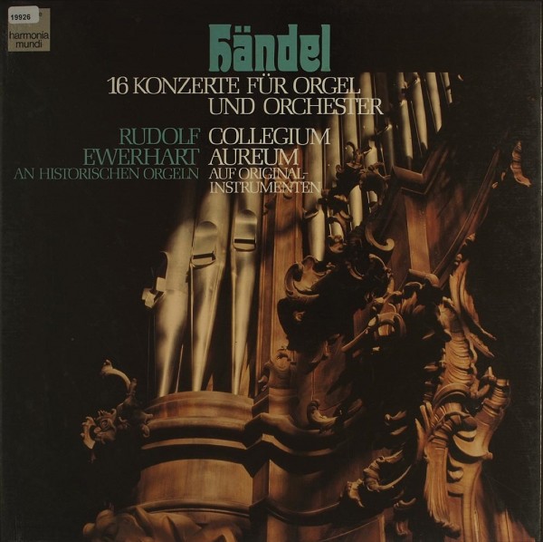 Händel: 16 Konzerte für Orgel und Orchester