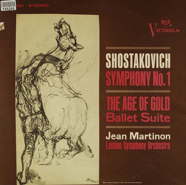 Dmitri Shostakovich / The London Symphony Orchestra / Jean Martinon: Symphony No. 1 / The Age Of Gol