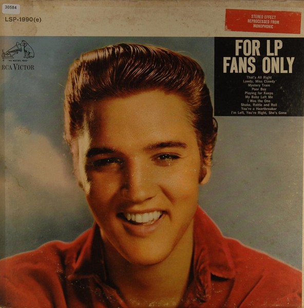 Presley, Elvis: For LP Fans Only