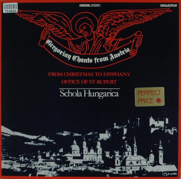 Schola Hungarica: Gregorian Chants From Austria - From Christmas To Epiph