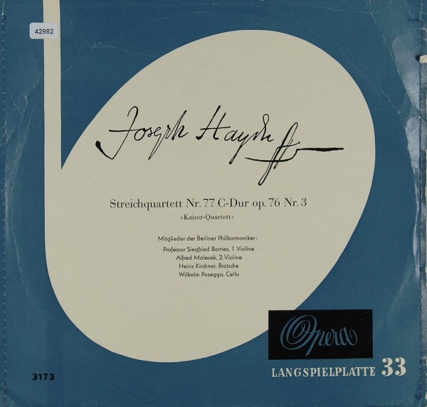 Haydn: Streichquartett Nr. 77