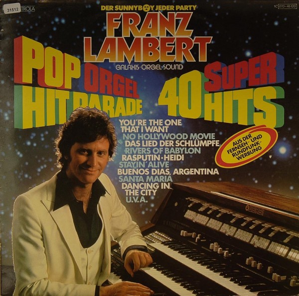 Lambert, Franz: Pop Orgel Hitparade