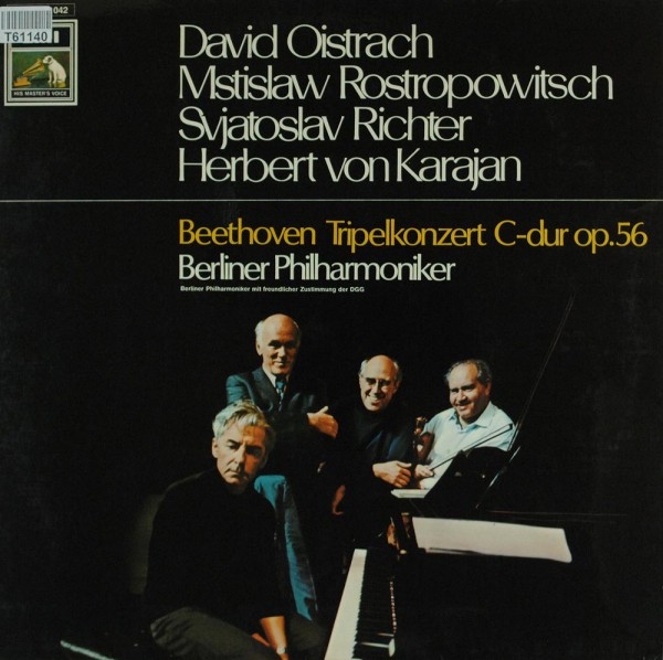 Ludwig van Beethoven - Berliner Philharmoniker, David Oistrach, Mstislav Rostropovich, …: Tripelkonz