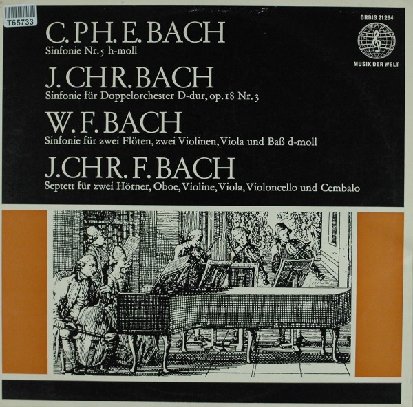 Johann Christoph Friedrich Bach, Johann Chr: Bach-Söhne