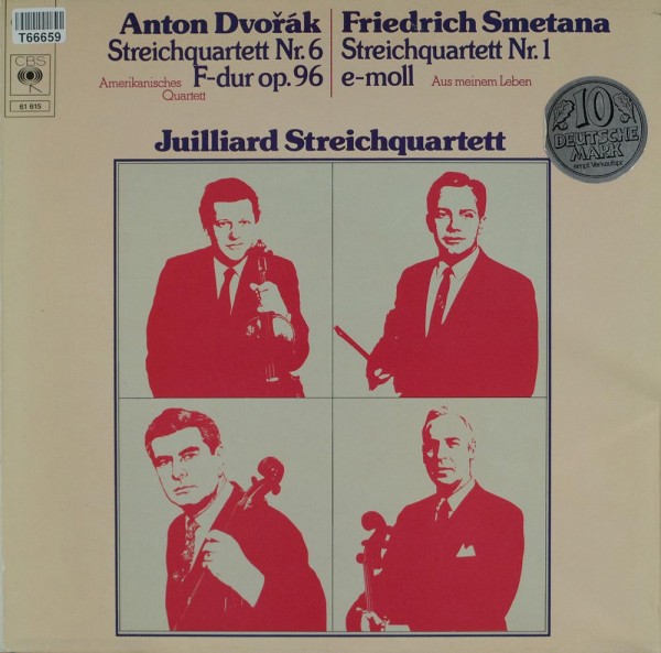 Antonín Dvořák / Bedřich Smetana - Juilliar: Streichquartett Nr. 6 F-dur Op. 96 / Streichquartett N