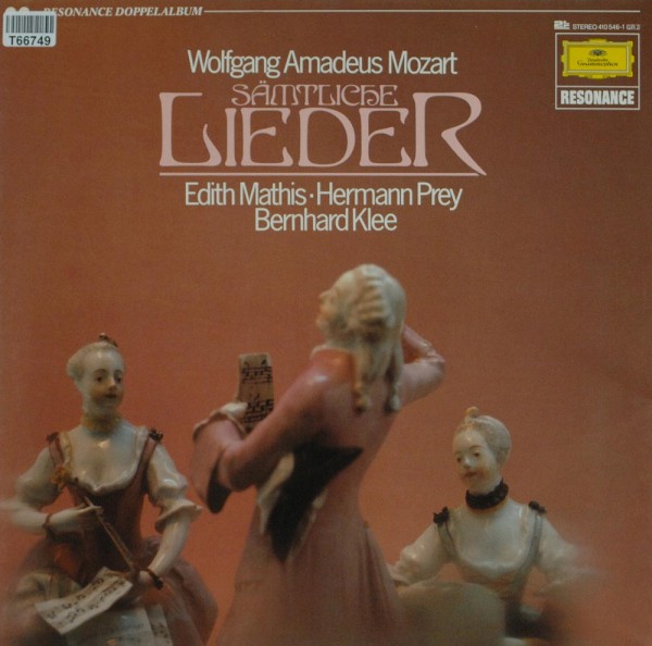Wolfgang Amadeus Mozart, Edith Mathis, Herm: Sämtliche Lieder