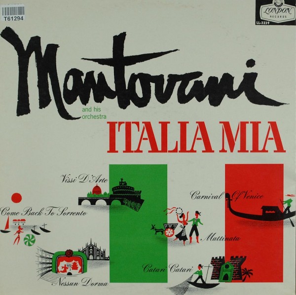 Mantovani And His Orchestra: Italia Mia