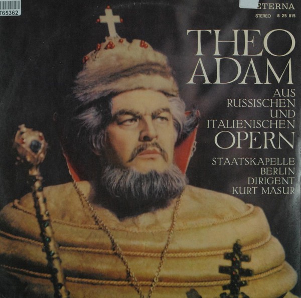 Theo Adam, Staatskapelle Berlin ,conducted : Aus russischen und italienischen Operm