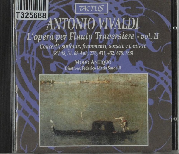 Modo Antiquo, Federico Maria Sardelli, Anton: L&#039;Opera Per Flauto Traversiere - Vol. II