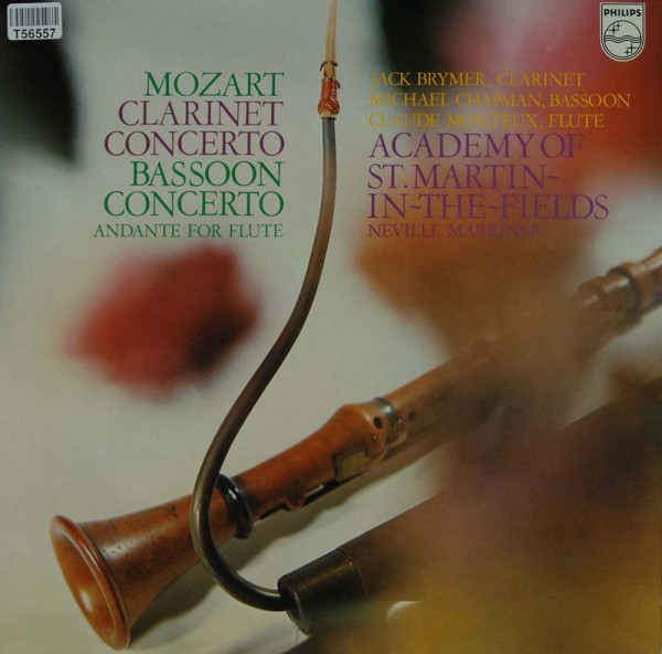 Wolfgang Amadeus Mozart - St. Martin-in-the-Fields, Sir Neville Marriner: Clarinet Concerto / Basso