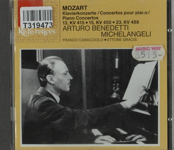 Wolfgang Amadeus Mozart / Arturo Benedetti M: Klavierkonzerte 13, 15 &amp; 23