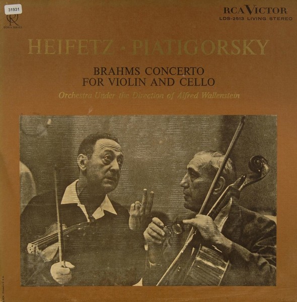 Brahms: Concerto for Violin and Cello