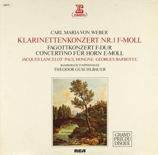 Weber: Klarinettenkonzert Nr. 1 / Fagottkonz. / Hornkonz.