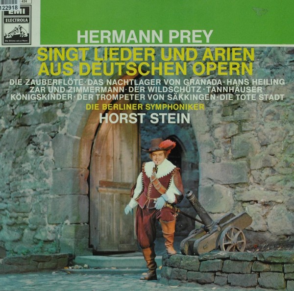 Hermann Prey: Singt Lieder Und Arien Aus Deutschen Opern