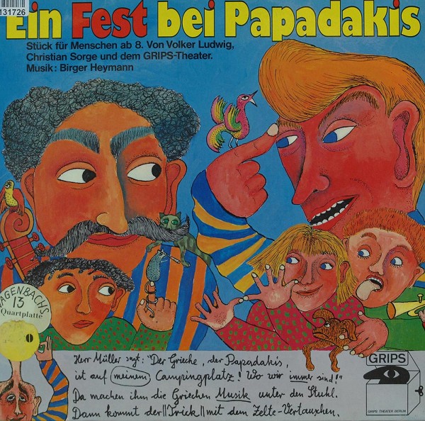 Ensemble Of Grips Theater Berlin: Ein Fest Bei Papadakis