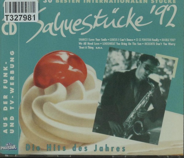 Various: Sahnestücke &#039;92 - Die 30 Besten Internationalen Stücke