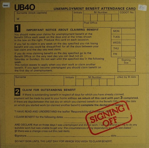 UB 40: Signing Off