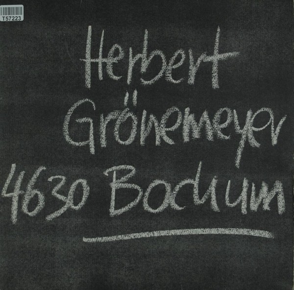 Herbert Grönemeyer: 4630 Bochum