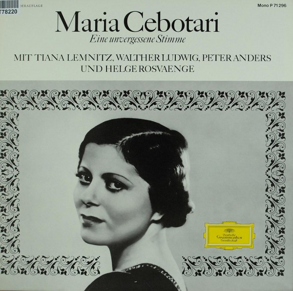 Maria Cebotari: Eine Unvergessene Stimme