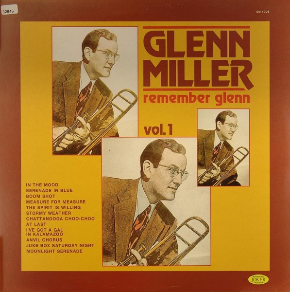 Miller, Glenn: Remember Glenn - Volume 1