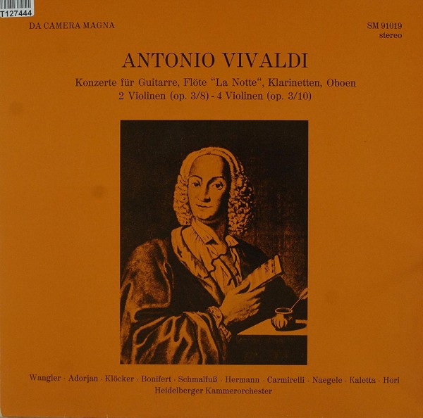 Antonio Vivaldi: Konzerte für Guitarre, Flöte &quot;La Notte&quot;, Klarinetten, Ob