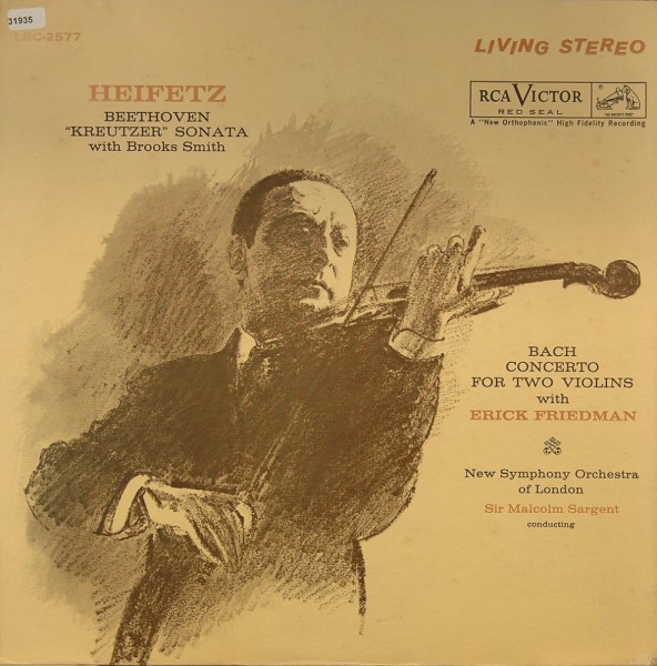 Heifetz: Heifetz plays Beethoven &amp; Bach