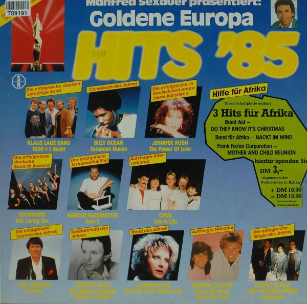 Various: Goldene Europa Hits &#039;85