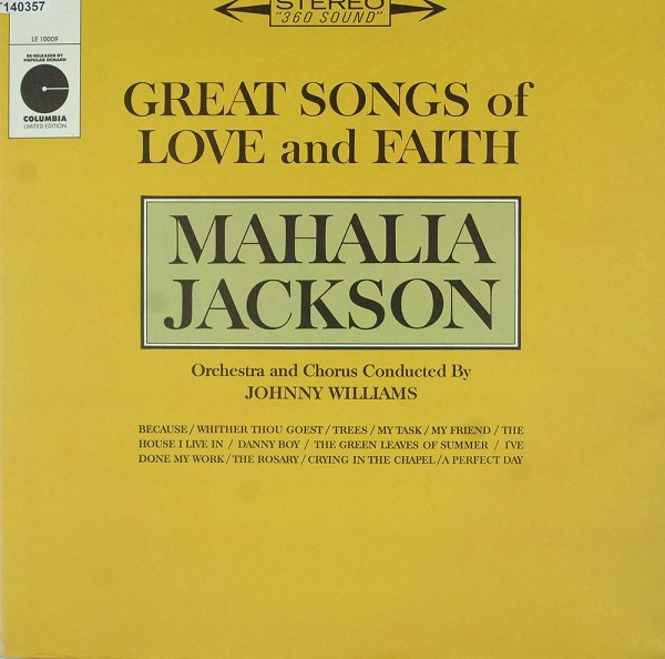 Mahalia Jackson: Great Songs Of Love And Faith