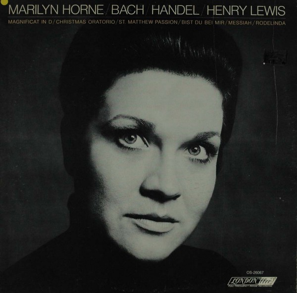 Marilyn Horne / Johann Sebastian Bach / Georg Friedrich Händel / Henry Lewis: Marilyn Horne Sings Ba